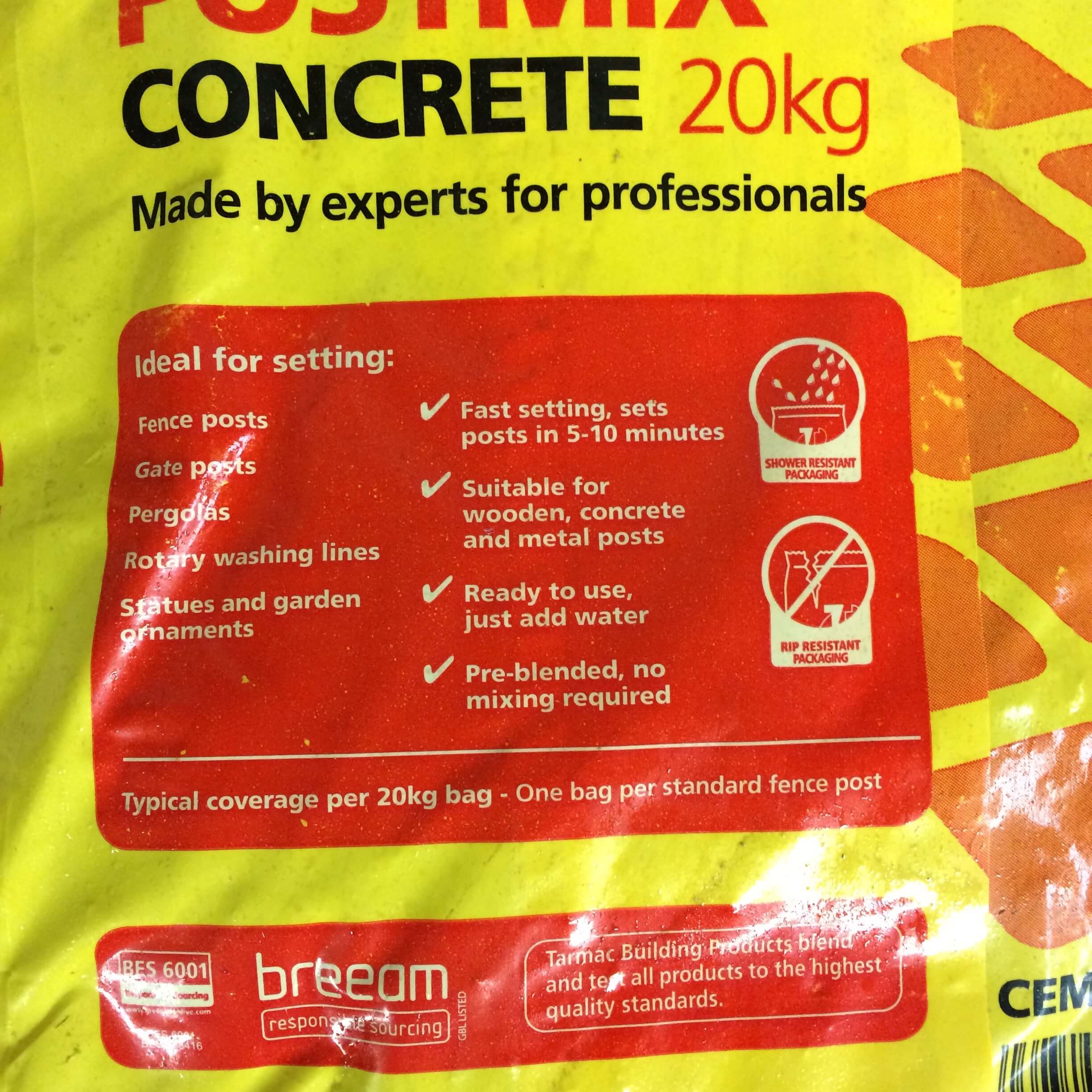 Fifth image for Full pallet of Postcrete (72 bags)