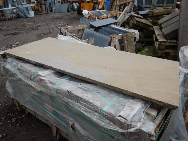 first image for Natural Sandstone Hearth 25-35mm Thickness