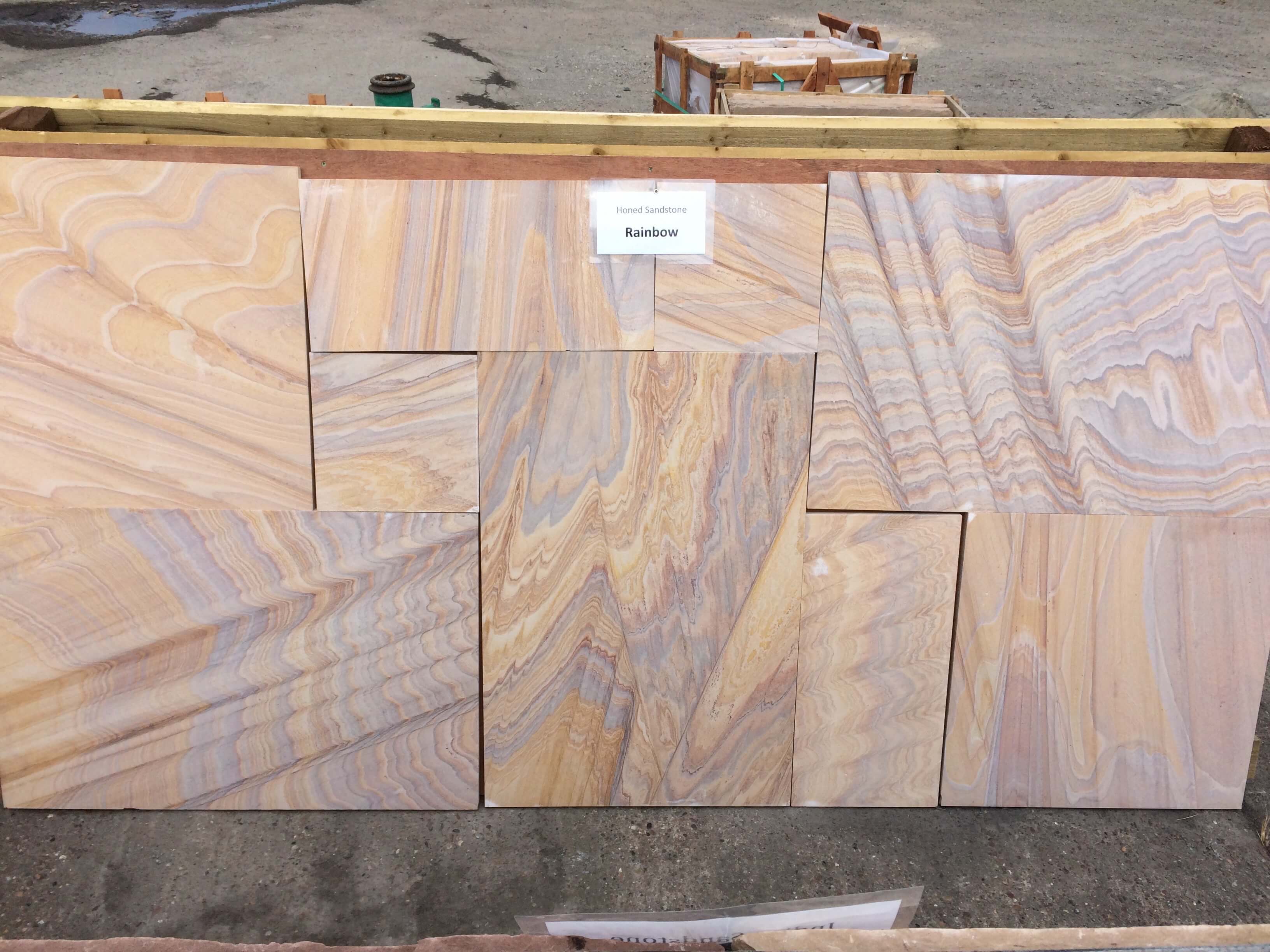 first image for Rainbow Sawn and Honed Stone 